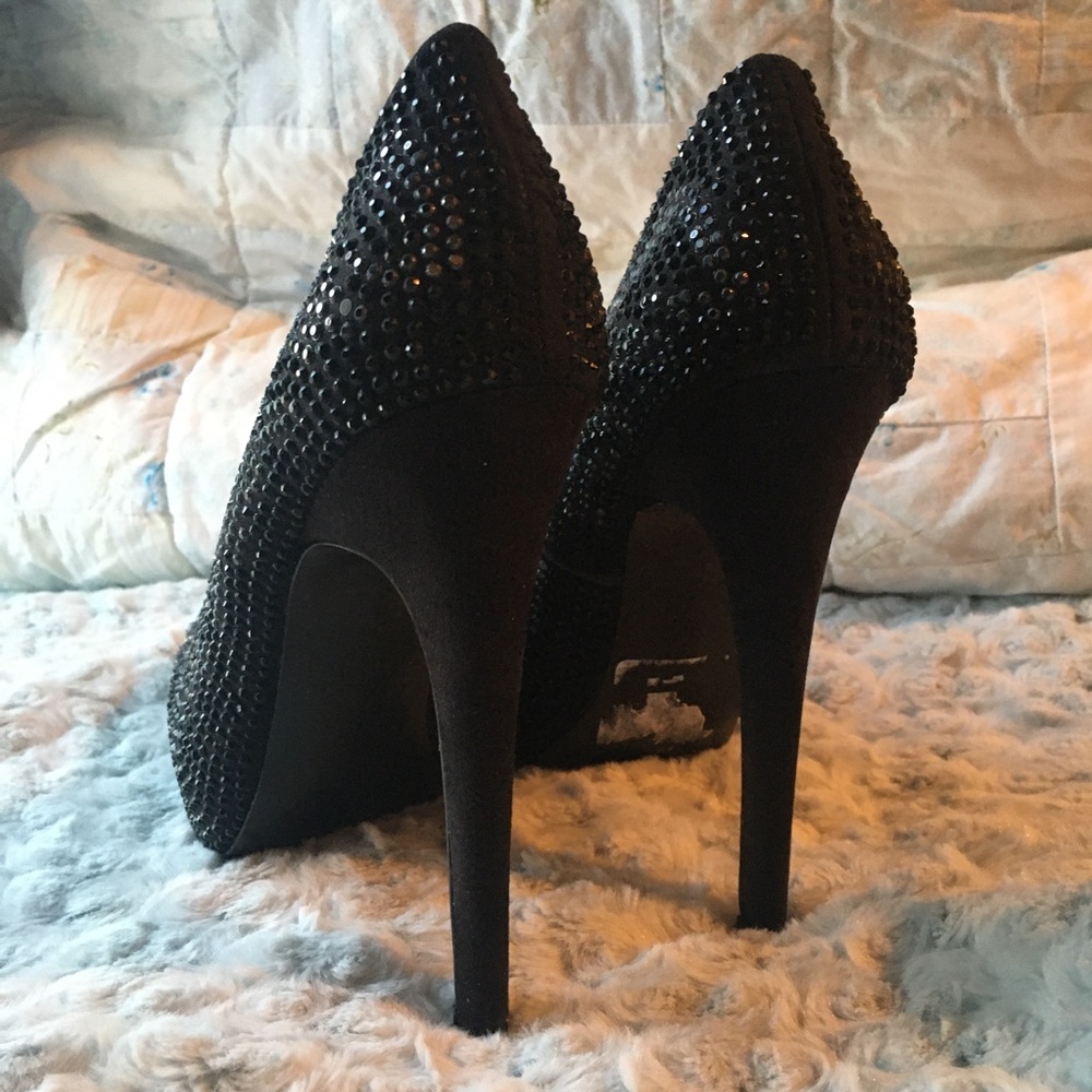 NWOT Bling High Heels - Picture 3 of 8